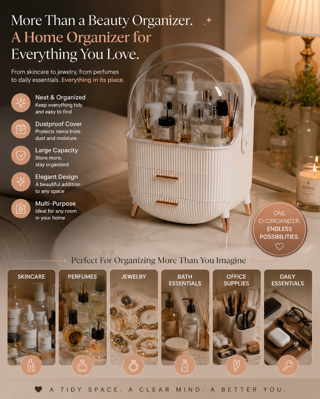 Your Beauty Essentials Deserve a Beautiful Home