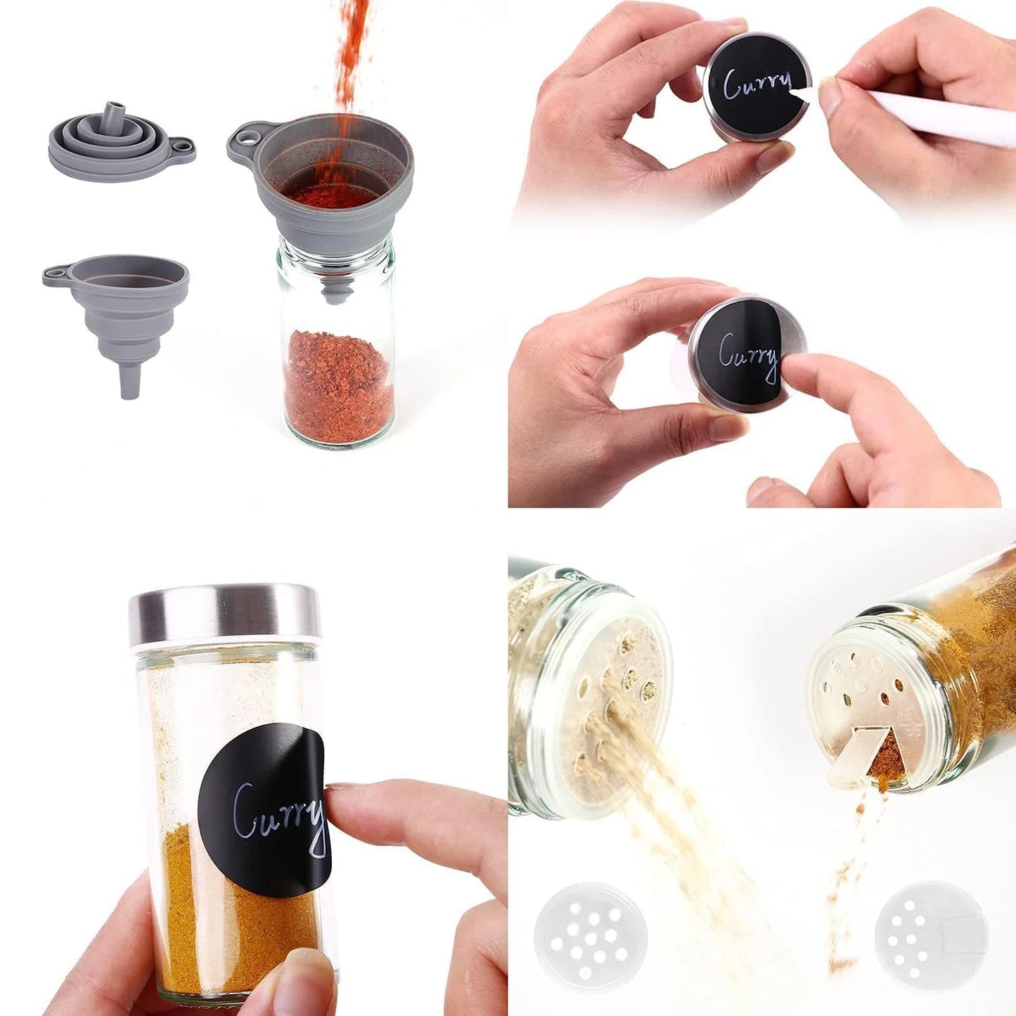 HerbSphere 20-Jar Spice Organizer – Effortless Flavor at Your Fingertips