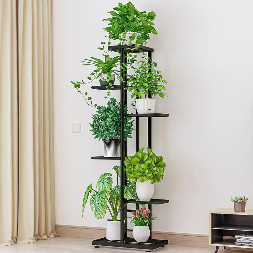 BloomTower 6-Tier Plant Stand – Elegant Vertical Display for Your Indoor & Outdoor Garden