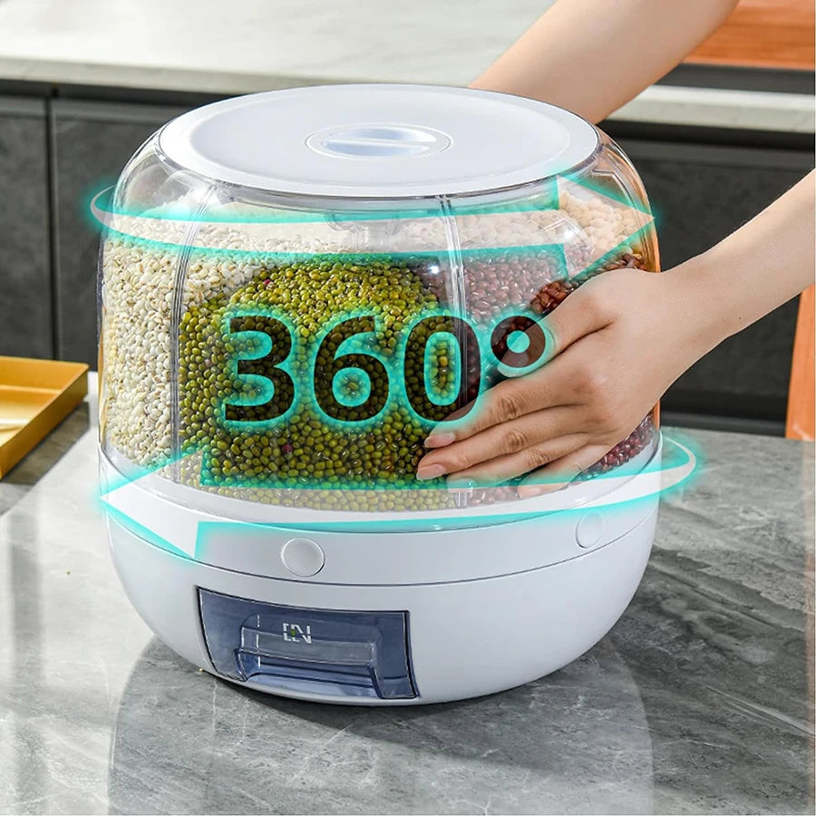 PantryFlow Airtight Dispenser – Smart Storage for a Perfectly Organised Kitchen Megarb