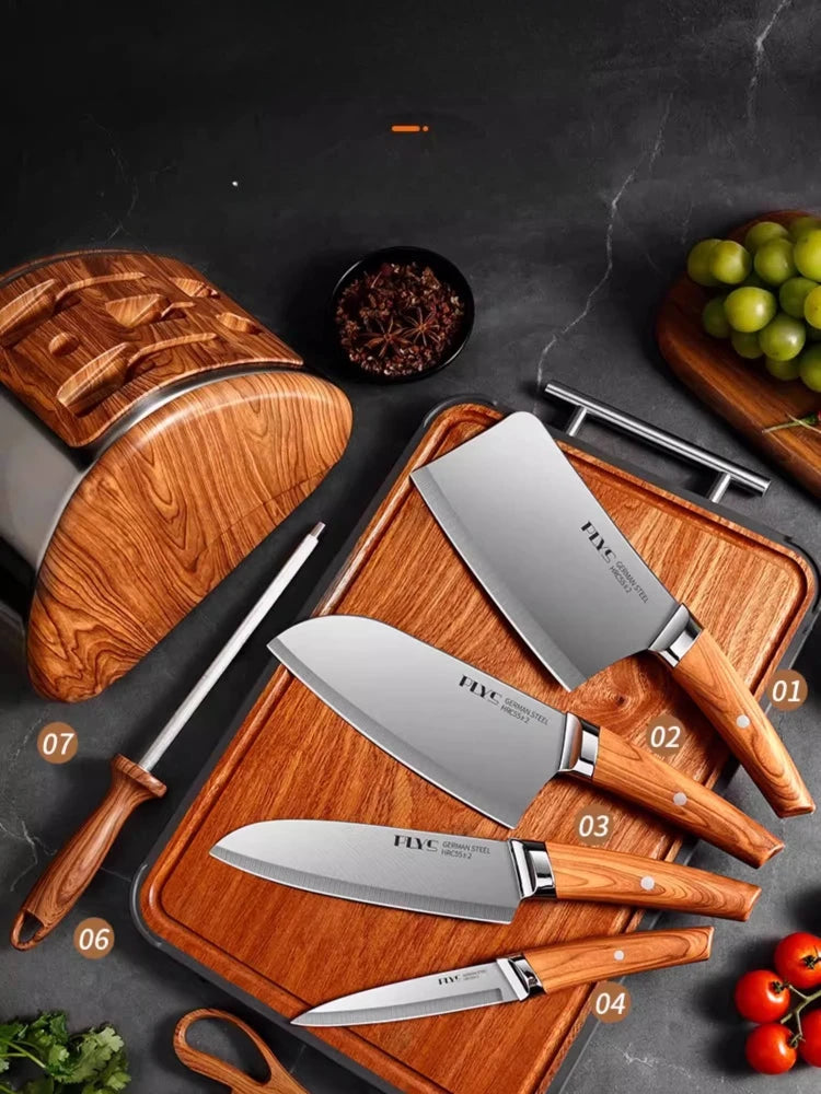 ShogunEdge™ 7-Piece Knife Block Set