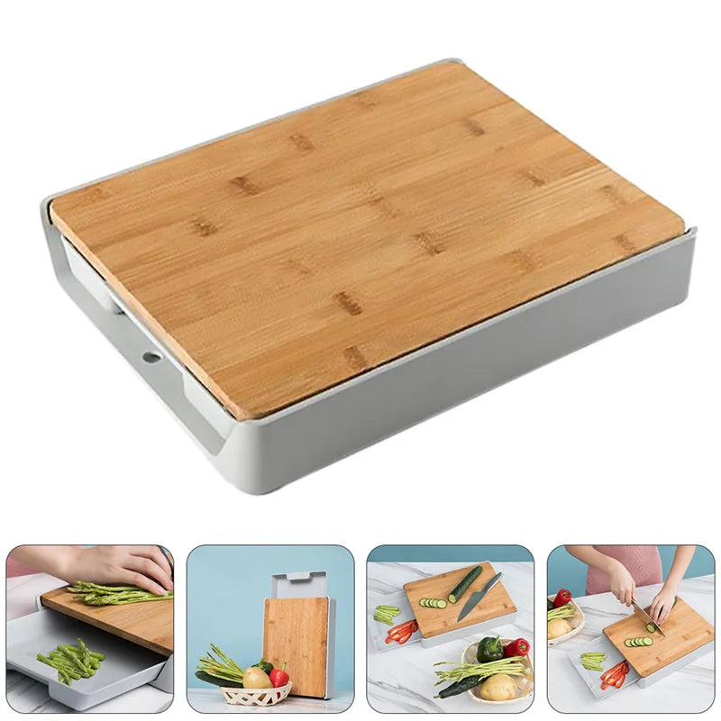 OrganiChef Multi-Drawer Board – Chop, Store & Simplify Your Kitchen Megarb