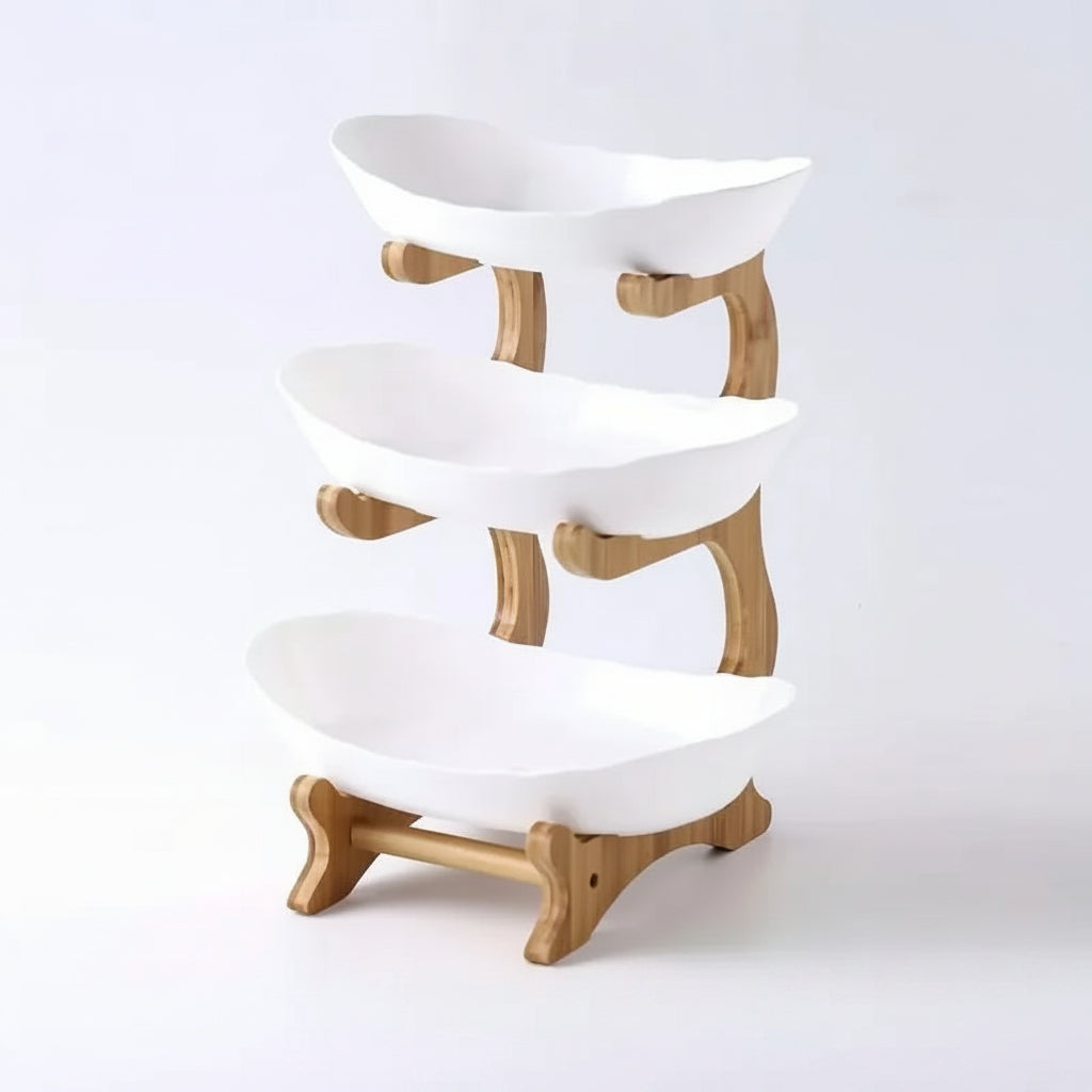 EleganceTier Fruit & Treat Stand – Serve with Style and Sophistication