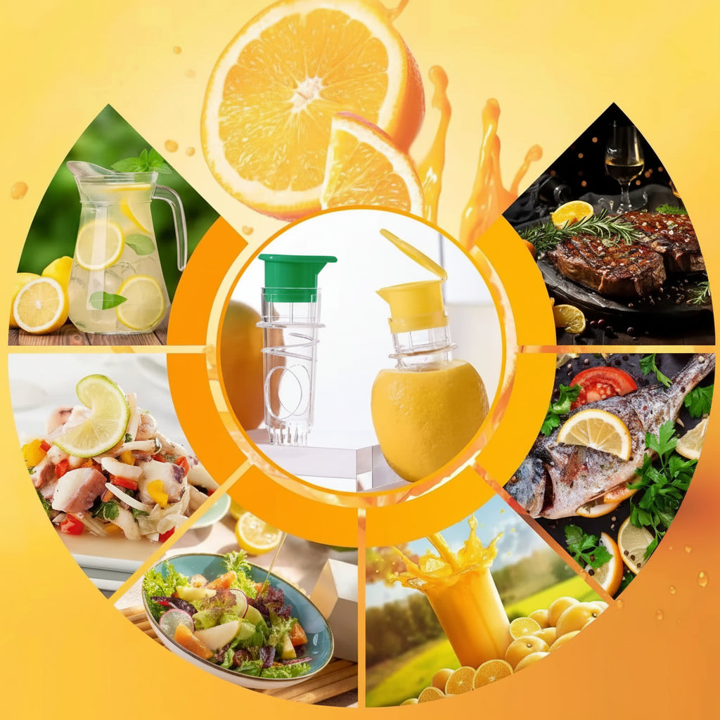 CitrusEase Screw Cap Juicer – Twist, Press & Enjoy Fresh Juice Instantly