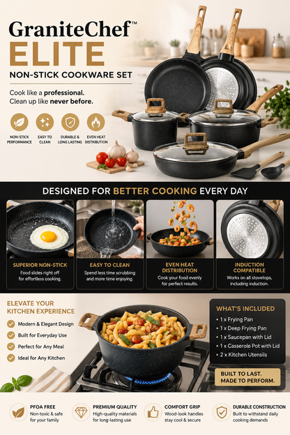 Cook Like a Professional. Clean Up Like Never Before.