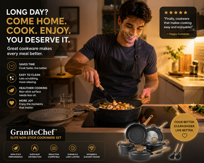 Cook Like a Professional. Clean Up Like Never Before.
