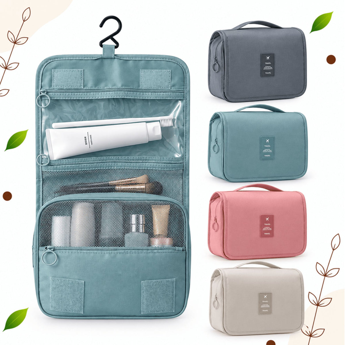 BeautyNest™ Organizador de Maquilhagem de Viagem