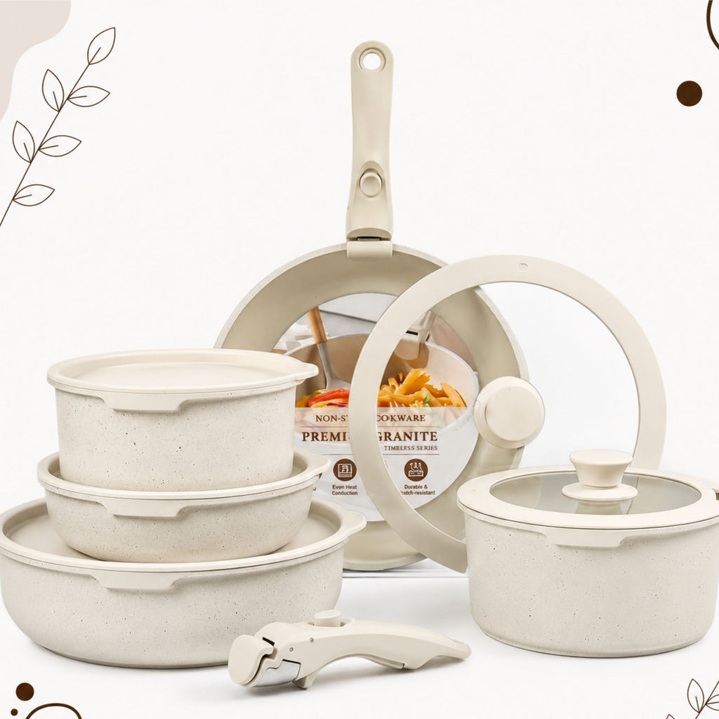 FlexiCook Removable Handle Pan Set