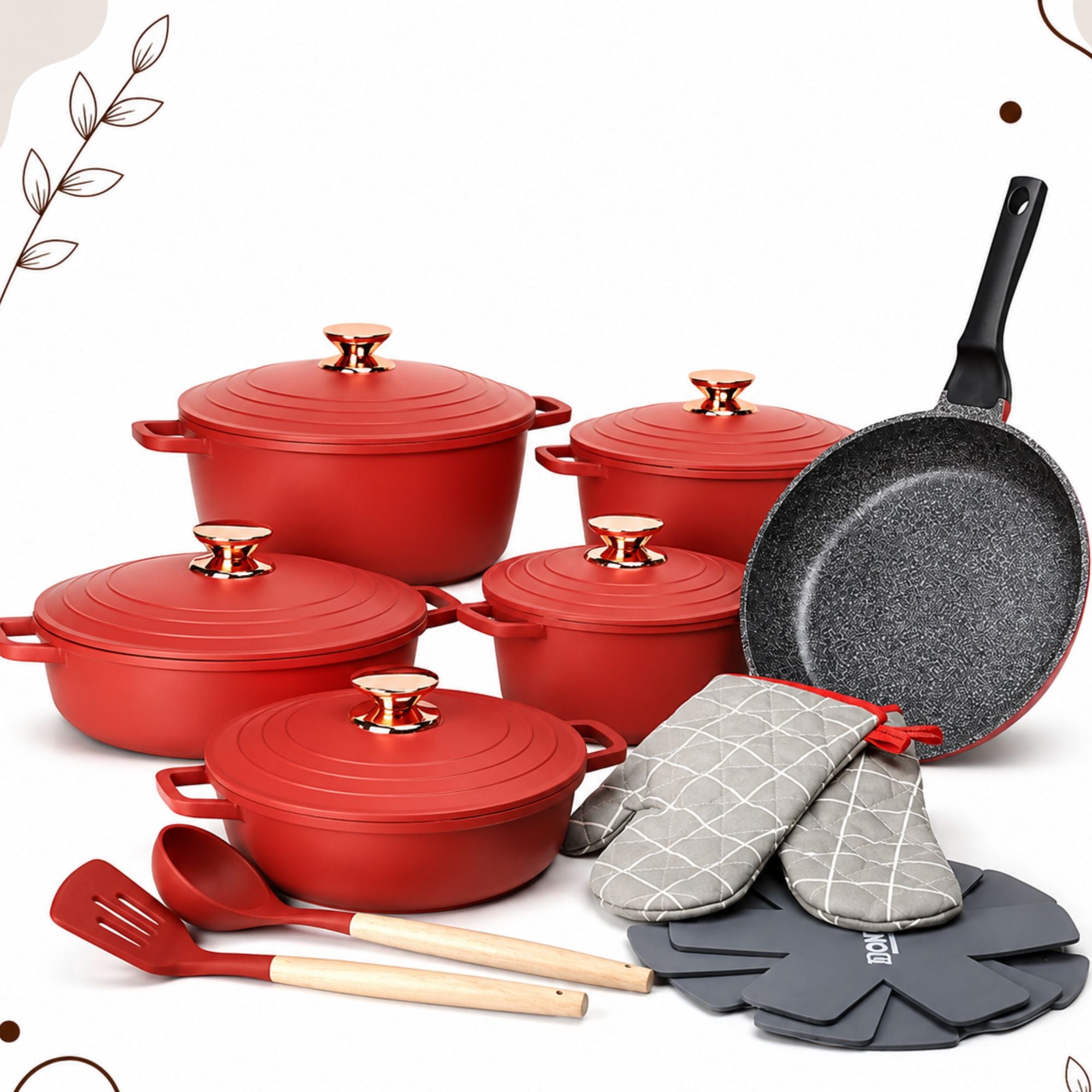 StoneFlame  Premium Cookware Set