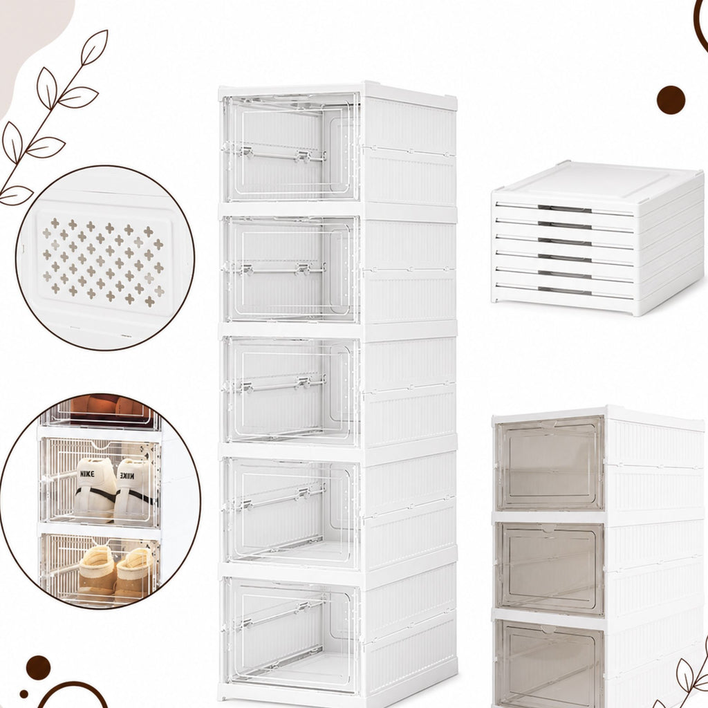 DustGuard Transparent Shoe Organiser