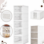 DustGuard Transparent Shoe Organiser