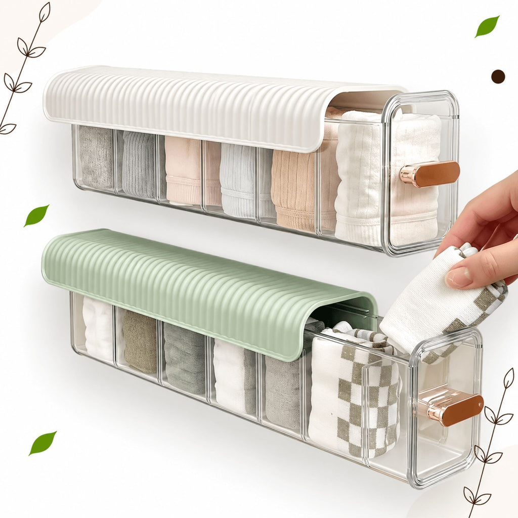Organizador de Parede ClearSort™ de 6 Células