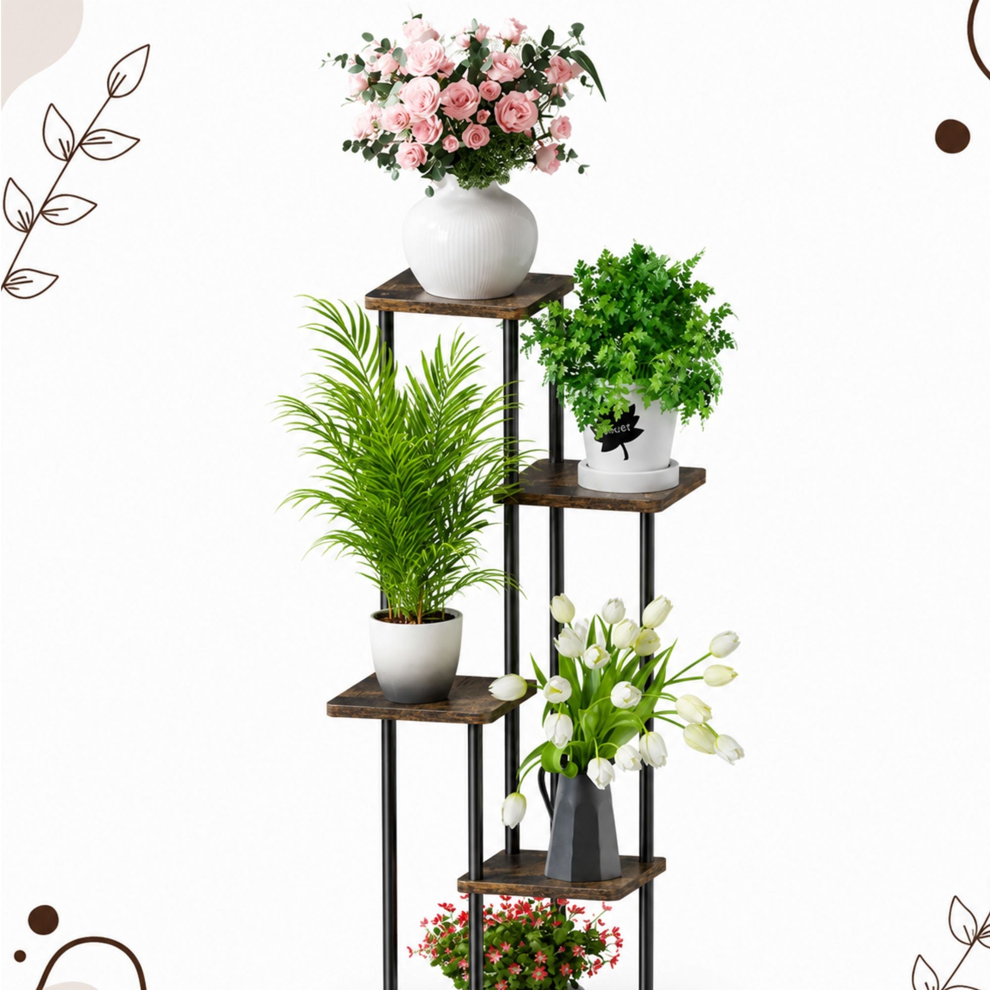UrbanLeaf™ Decorative Plant Shelf