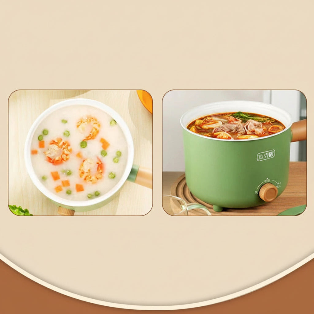 SoloNest 1.8L Non-Stick Mini Cooker – Compact Cooking Made Simp