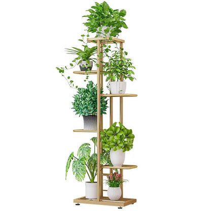 BloomTower 6-Tier Plant Stand – Elegant Vertical Display for Your Indoor &amp; Outdoor Garden