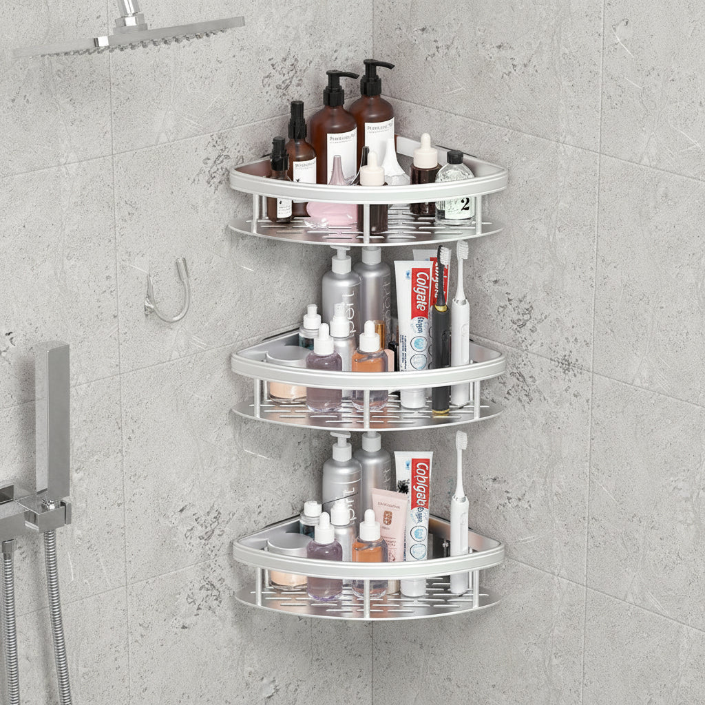 Prateleira de Canto ShowerLuxe™ sem Furação