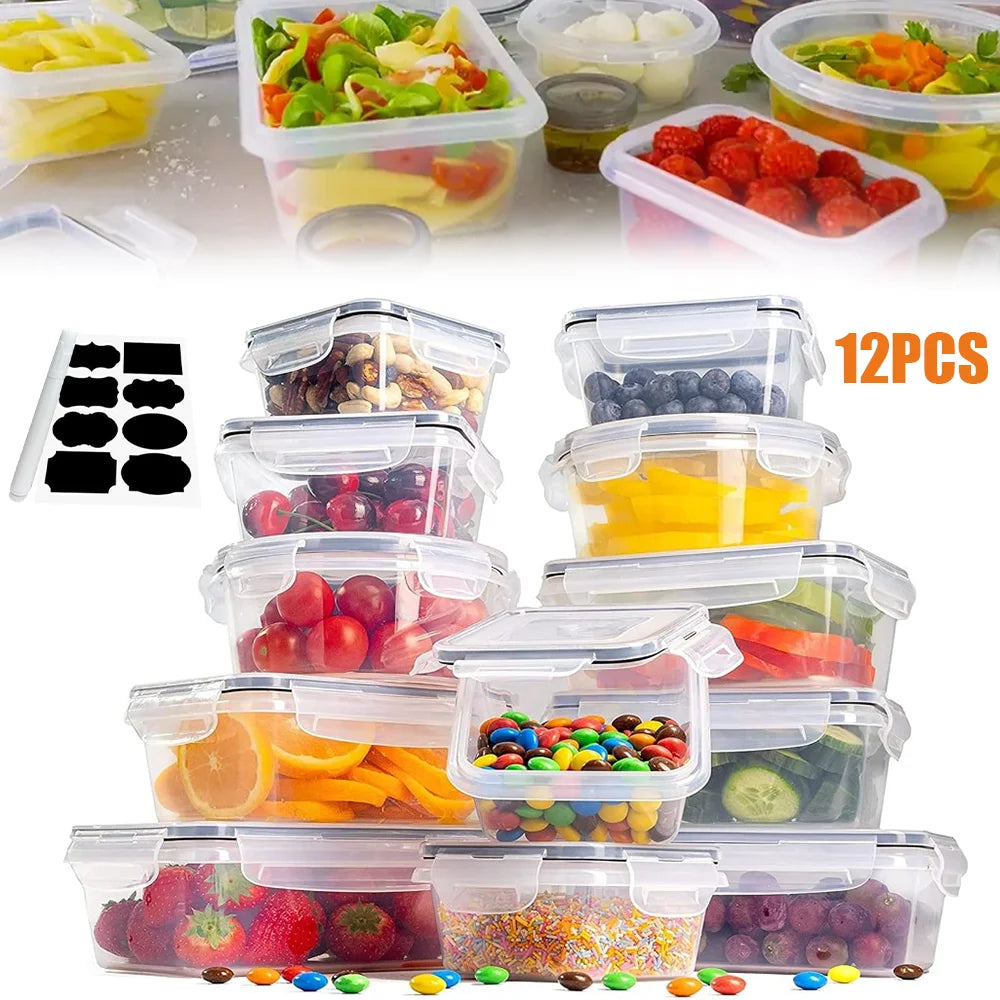 FreshSeal™ 12-Piece Fridge Storage Set