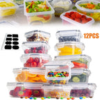 FreshSeal™ 12-Piece Fridge Storage Set