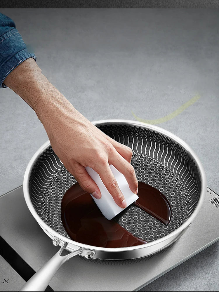 SilverCore Stainless Steel Skillet – Professional Cooking Performance with Lasting Durability