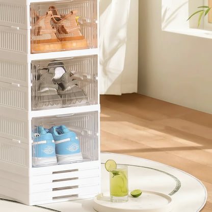 DustGuard Transparent Shoe Organiser – Smart Storage for a Cleaner, More Stylish Home