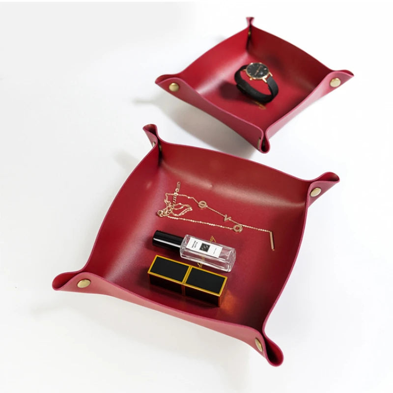 NordiLuxe™ Leather Valet Tray