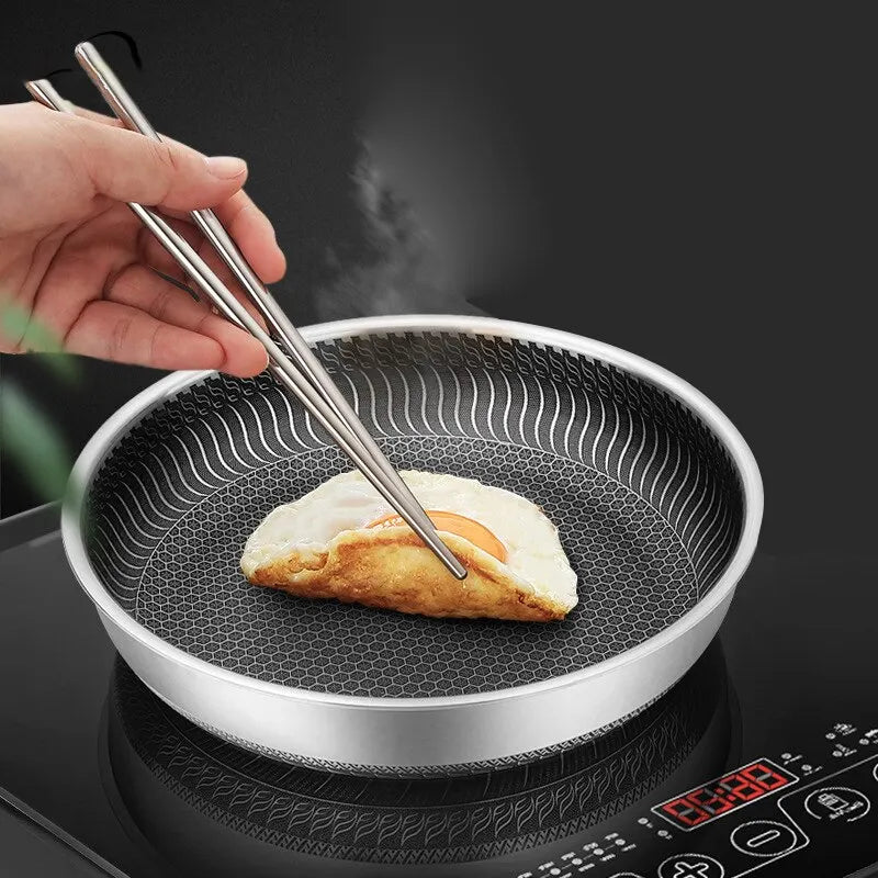 SilverCore Stainless Steel Skillet – Professional Cooking Performance with Lasting Durability