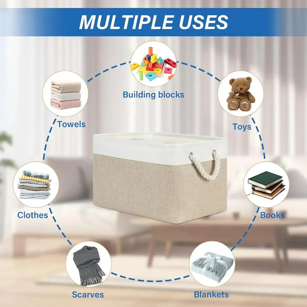 LinenNest™ Foldable Storage Basket