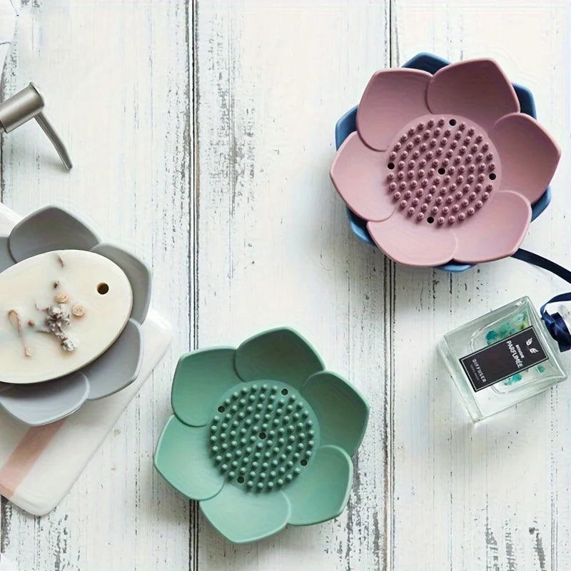 AquaLotus™ Suporte de Sabonete em Silicone