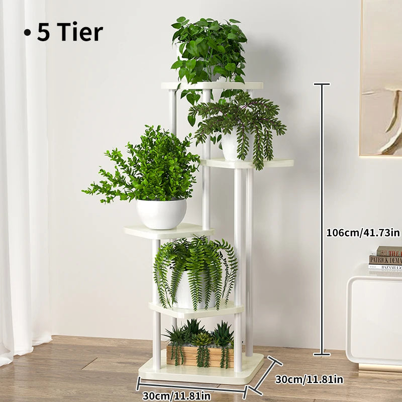GreenVista Plant &amp; Storage Shelf – Stylish 8-Tier Organisation for Modern Living