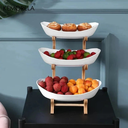 EleganceTier Fruit & Treat Stand – Serve with Style and Sophistication