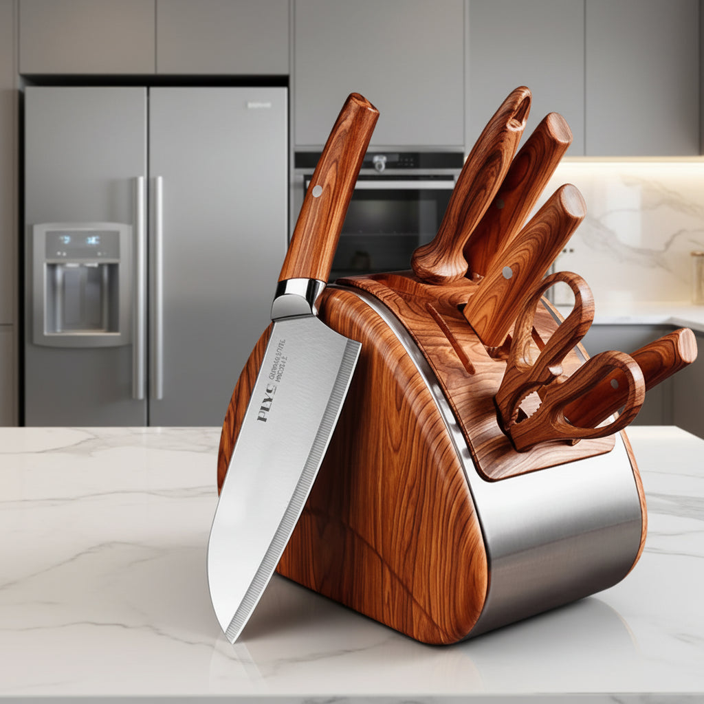 ShogunEdge™ 7-Piece Knife Block Set