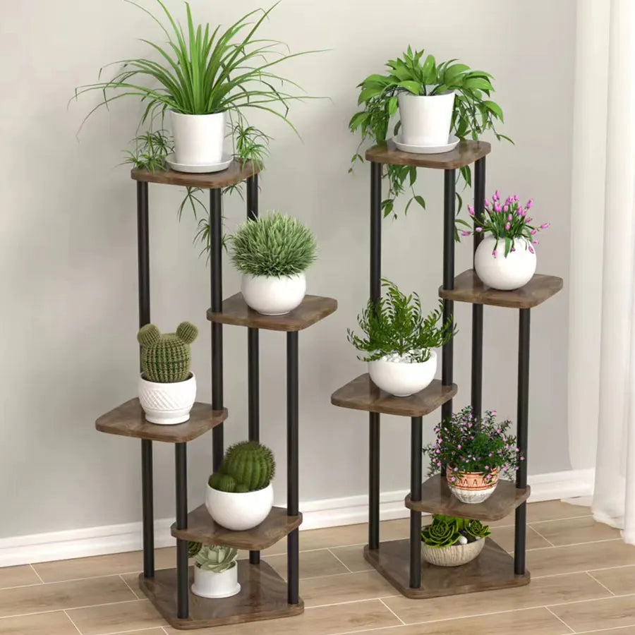 GreenVista Plant &amp; Storage Shelf – Stylish 8-Tier Organisation for Modern Living