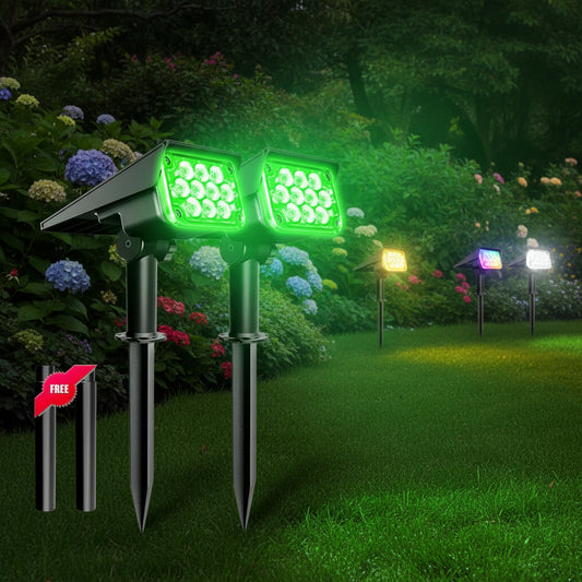 EcoShine Outdoor Solar Lamp Set – Illuminate Your Outdoors with Sustainable Elegance