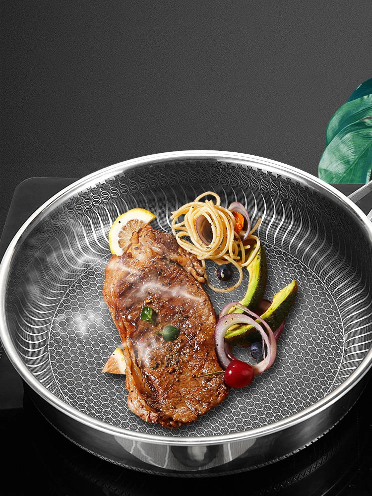 SilverCore Stainless Steel Skillet – Professional Cooking Performance with Lasting Durability