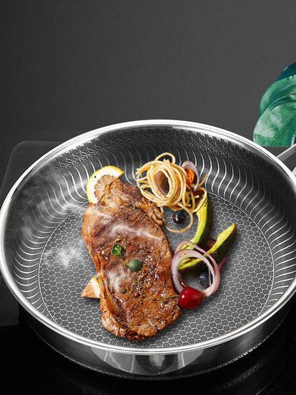 SilverCore Stainless Steel Skillet – Professional Cooking Performance with Lasting Durability