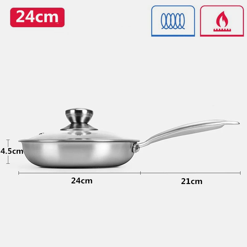 KitchenGlow Non-Stick Skillet with Lid – Everyday Cooking Made Effortless