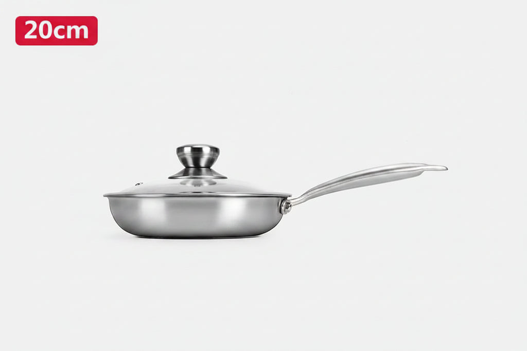 KitchenGlow Non-Stick Skillet with Lid – Everyday Cooking Made Effortless Megarb