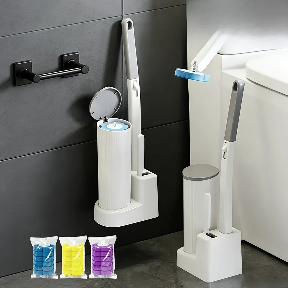 Escovilhão de Limpeza de Sanitas e Sistema de Recargas CleanPod™