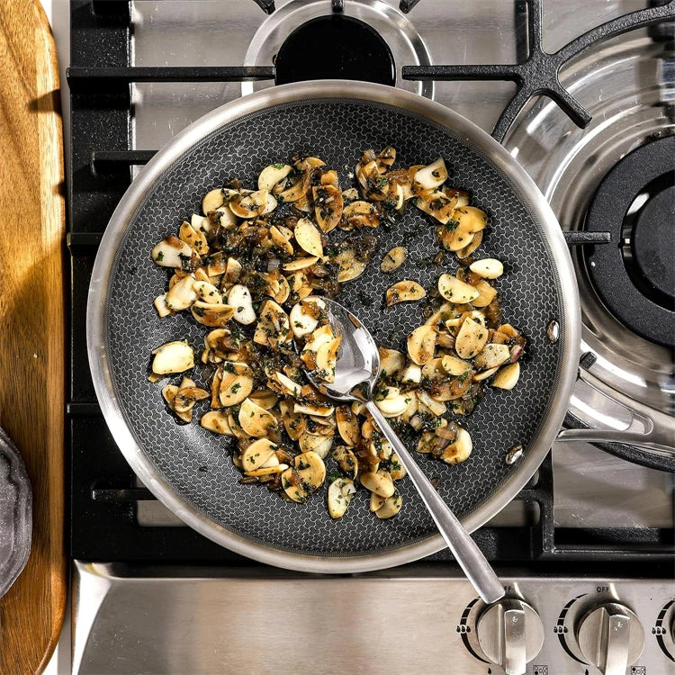 KitchenGlow Non-Stick Skillet with Lid – Everyday Cooking Made Effortless
