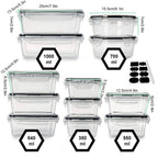 FreshSeal™ 12-Piece Fridge Storage Set