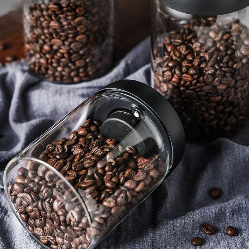 FreshSeal Coffee Bean Canister – Keep Every Bean Fresh, Aromatic &amp; Full of Flavour Megarb