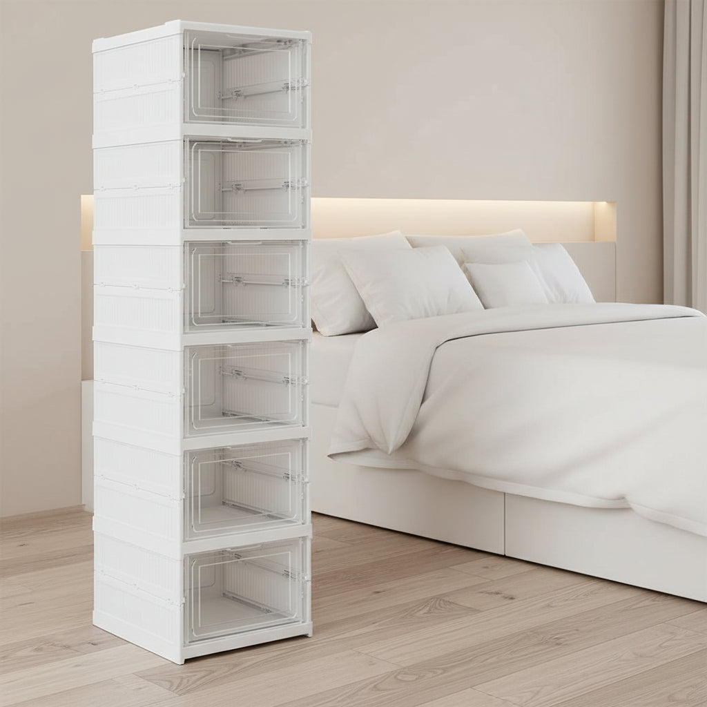 DustGuard Transparent Shoe Organiser – Smart Storage for a Cleaner, More Stylish Home