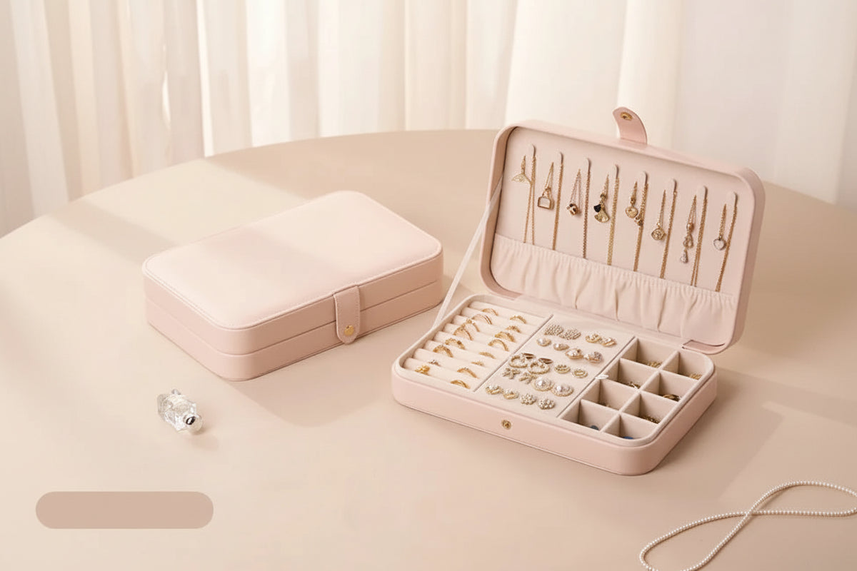 Caixa Organizadora de Joias VelvetLuxe™