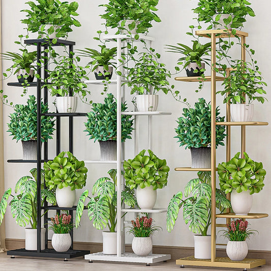 BloomTower 6-Tier Plant Stand – Elegant Vertical Display for Your Indoor &amp; Outdoor Garden