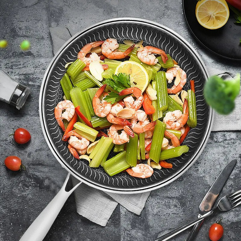 SilverCore Stainless Steel Skillet – Professional Cooking Performance with Lasting Durability