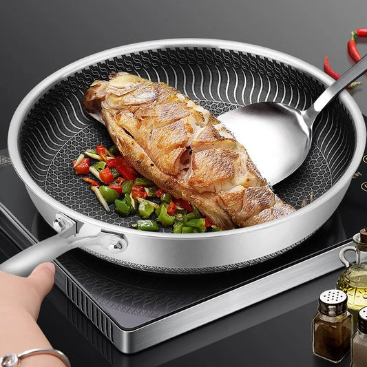 SilverCore Stainless Steel Skillet – Professional Cooking Performance with Lasting Durability