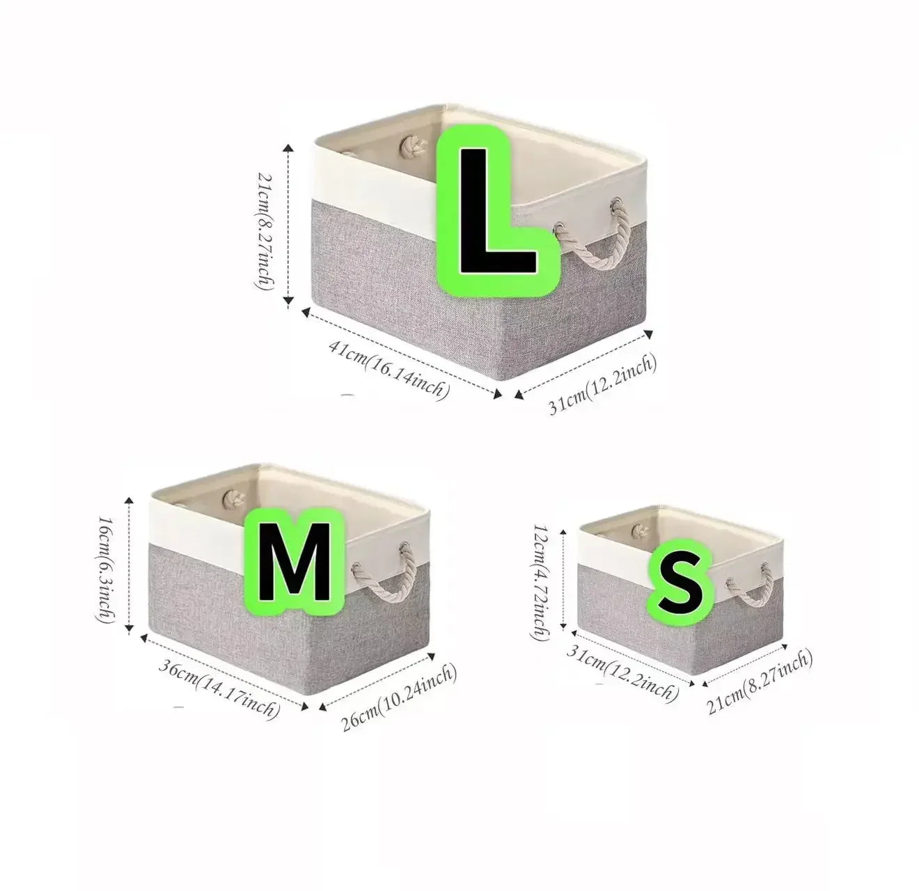 LinenNest™ Foldable Storage Basket