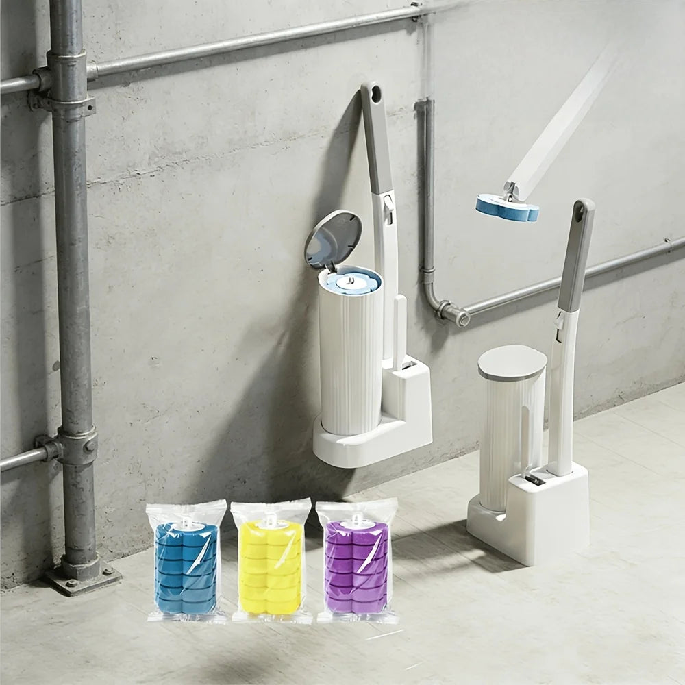 Escovilhão de Limpeza de Sanitas e Sistema de Recargas CleanPod™