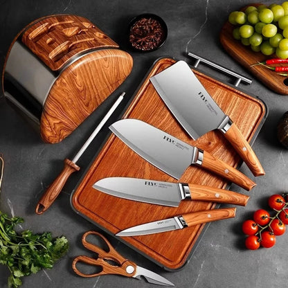 ShogunEdge™ 7-Piece Knife Block Set