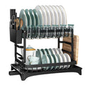 DishLuxe™ 2-Tier Dish Drying Rack